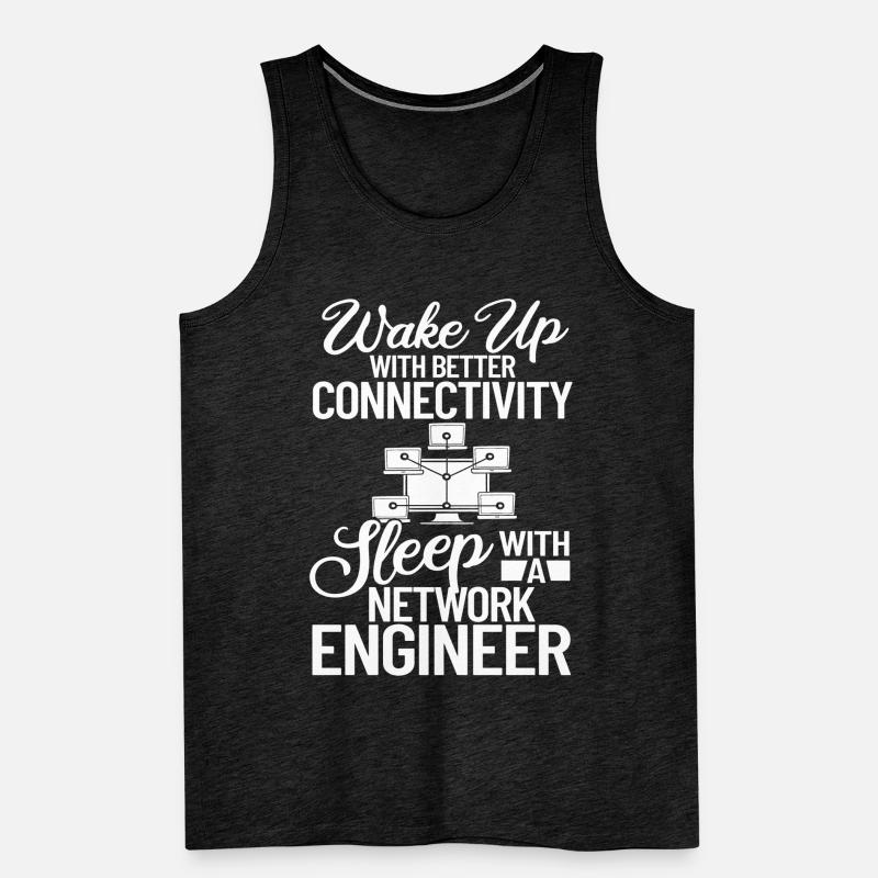 Netzwerkingenieur Network Engineer Computer Men's Premium Organic Tank Top