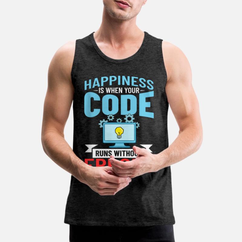 Software Development Software Developer Developer Men's Premium Organic Tank Top
