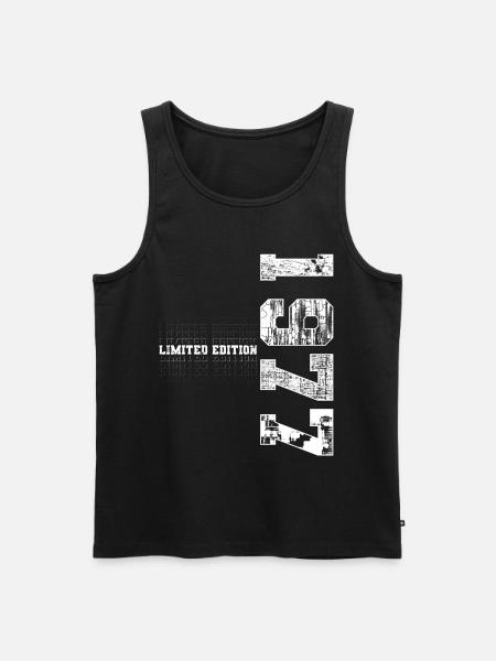 Gelimiteerde editie 1977 Geboortejaar 1977 Cadeau - Mannen Premium Bio Tanktop - zwart