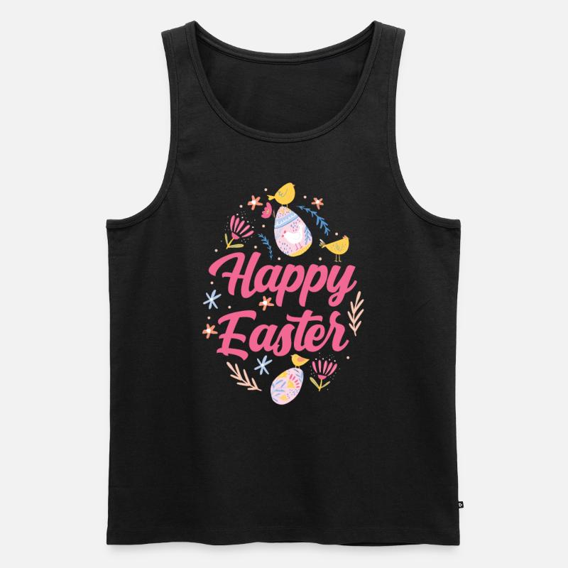 God påske påske påske påske påske påske ordsprog - Herre Premium økologisk tanktop - sort