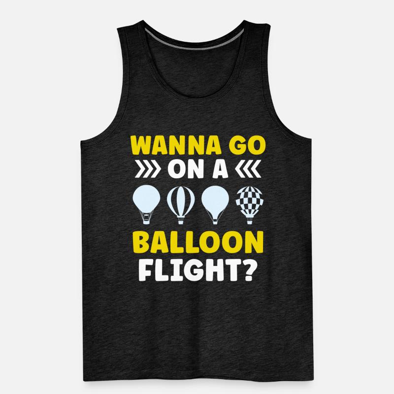 Willst Du Eine Ballonfahrt Machen? Ballonfahrer Männer Premium Bio Tank Top