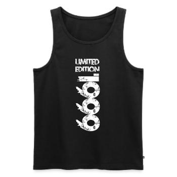 Limited Edition 1999 - Männer Premium Bio Tank Top - Schwarz - Vorne - Michal (187cm)