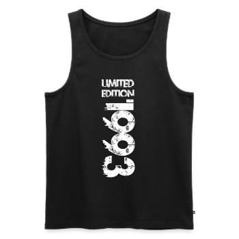 Limited Edition 1993 - Men's Premium Organic Tank Top - black - Front - Michal (187cm)