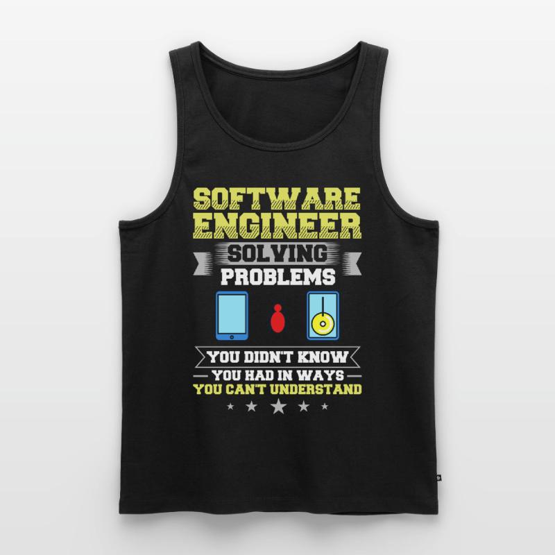 Software Engineering Software Engineering Engineer Men's Premium Organic Tank Top