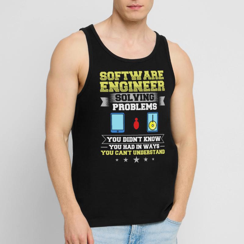 Software Engineering Software Engineering Engineer Men's Premium Organic Tank Top