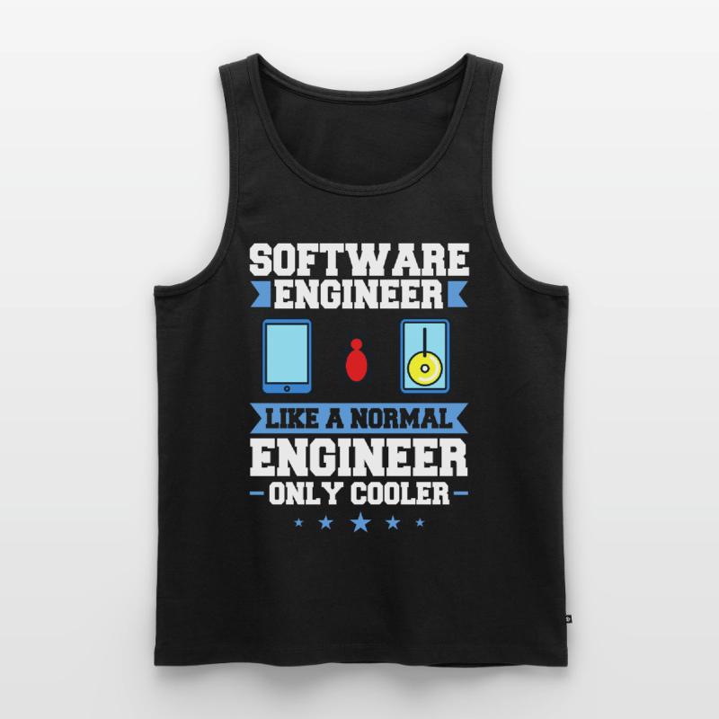 Software Engineering Software Engineering Engineer Men's Premium Organic Tank Top