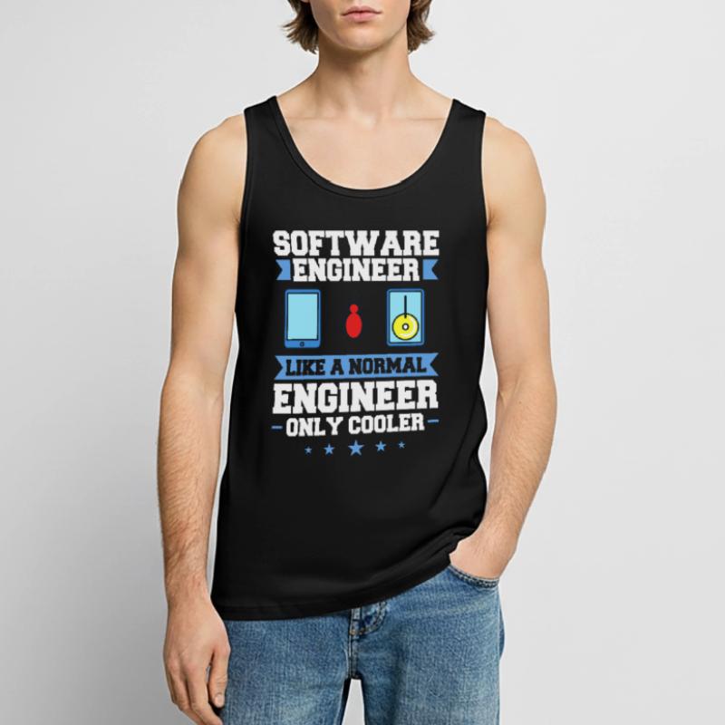 Software Engineering Software Engineering Engineer Men's Premium Organic Tank Top