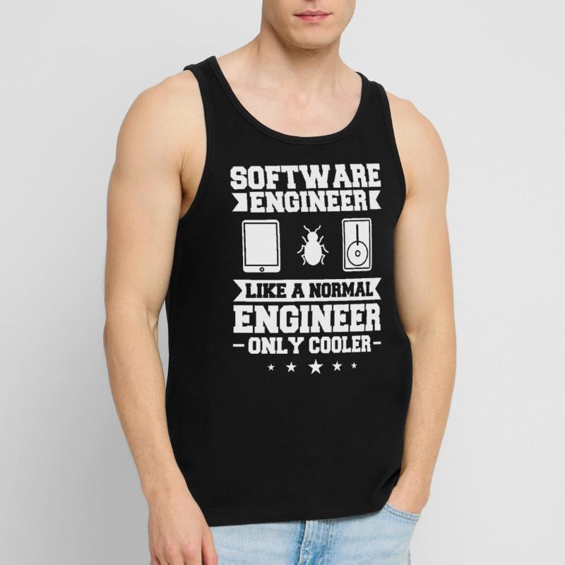 Software Engineering Software Engineering Engineer Men's Premium Organic Tank Top