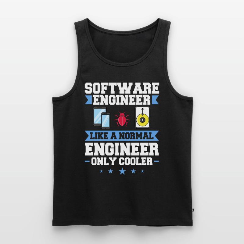 Software Engineering Software Engineering Engineer Men's Premium Organic Tank Top