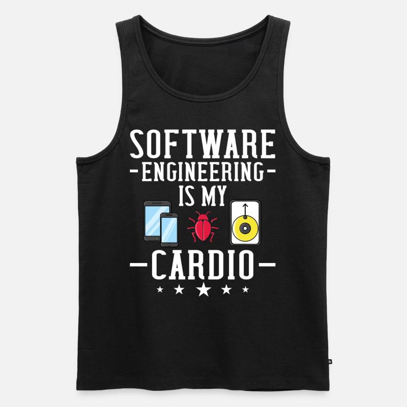 Software Engineering Softwaretechnik Ingenieur - Männer Premium Bio Tank Top - Schwarz