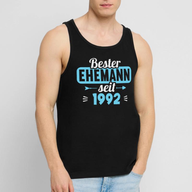 Beste Ehefrau Bester Ehemann seit 1992 Männer Premium Bio Tank Top