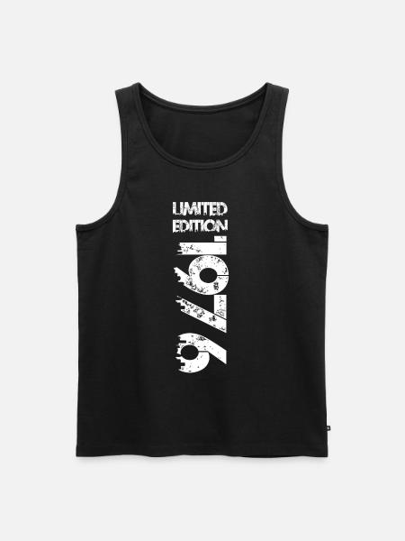 Limited Edition 1976 - Men's Premium Organic Tank Top - black