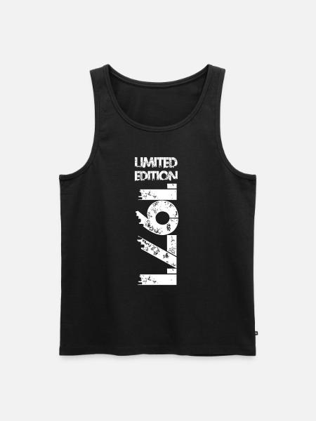 Limited Edition 1971 - Men's Premium Organic Tank Top - black