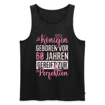 Vintage Wenn Das Shirt Noch Sauber Ist Werkstatt - Männer Premium Bio Tank Top - Schwarz - Vorne - Michal (187cm)