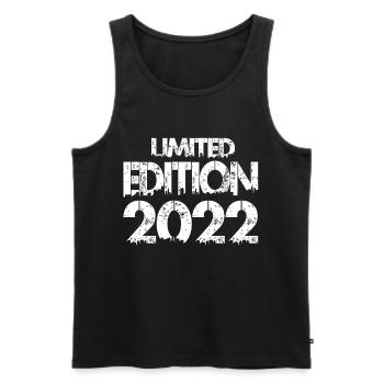 Édition limitée 2022 - Débardeur bio Premium Homme - noir - Devant - Michal (187cm)
