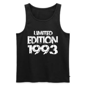 Limited Edition 1993 - Men's Premium Organic Tank Top - black - Front - Michal (187cm)