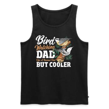 Vogel Beobachter Vögel Beobachten Vogelfreund Amse - Männer Premium Bio Tank Top - Schwarz - Vorne - AI Model Male 178 light (178cm)