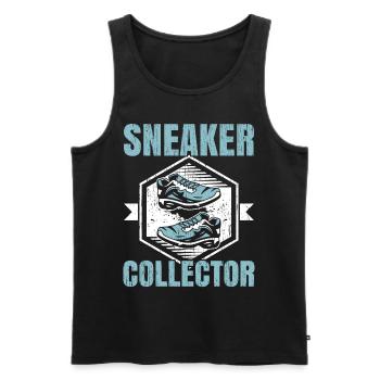 Sneaker Collector Shoe Collection Sneakerhead - Men's Premium Organic Tank Top - black - Front - AI Model Male 178 light (178cm)