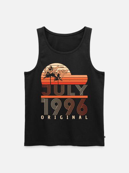 Year of construction July 1996 - Men's Premium Organic Tank Top - black