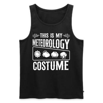 Meteorologist Weather Forecast - Männer Premium Bio Tank Top - Schwarz - Vorne - Michal (187cm)