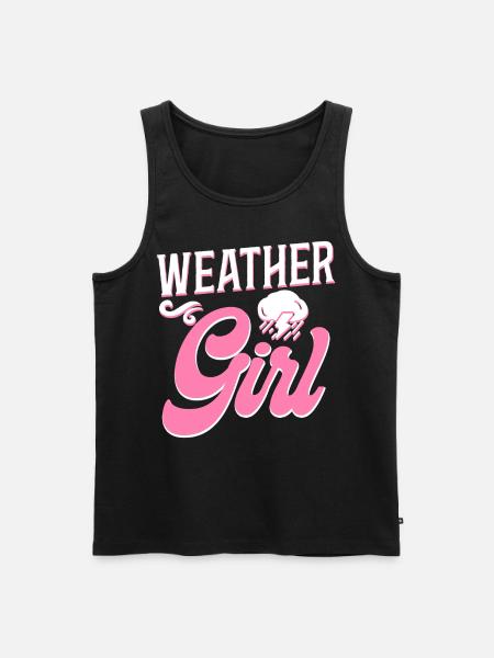 Meteorologist Weather Forecast - Men's Premium Organic Tank Top - black