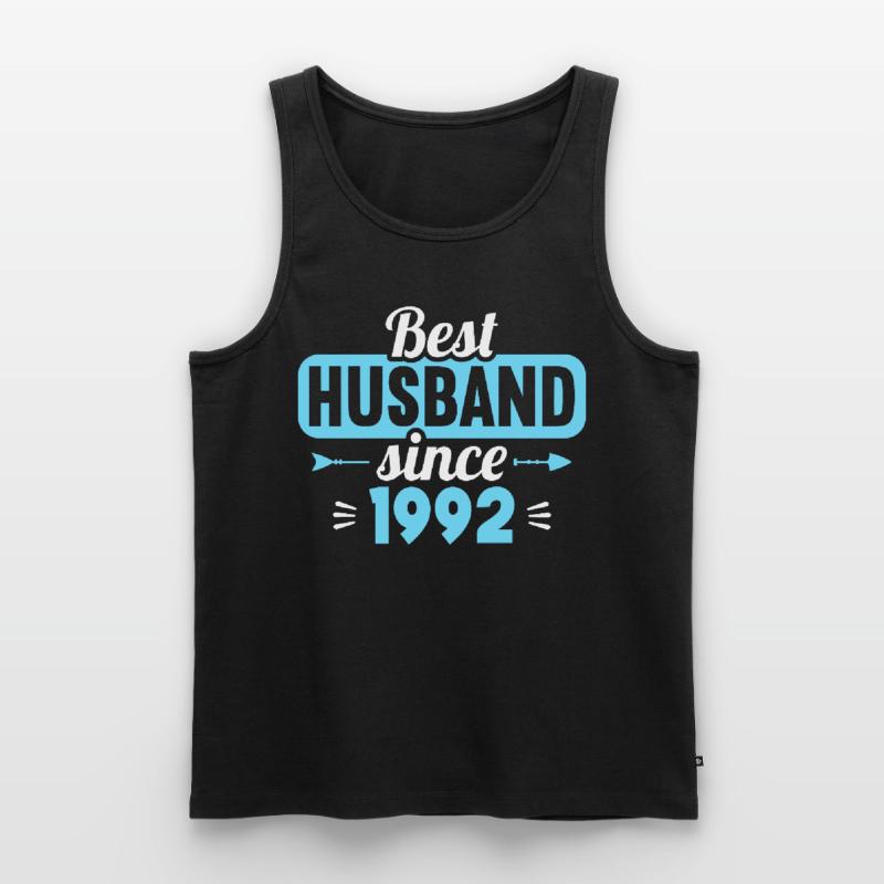 Beste Ehefrau Bester Ehemann seit 1992 Männer Premium Bio Tank Top