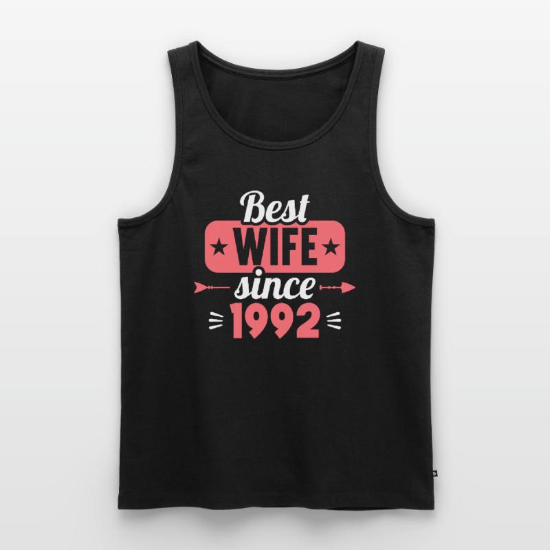 Beste Ehefrau Bester Ehemann seit 1992 Männer Premium Bio Tank Top