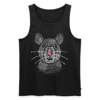 Rat Rat Breeders Rat Lovers Costume Remplacement - Débardeur bio Premium Homme - noir - Devant - Michal (187cm)