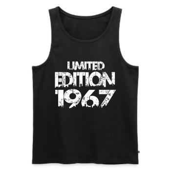 Édition limitée 1967 - Débardeur bio Premium Homme - noir - Devant - Michal (187cm)