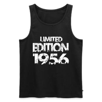Édition limitée 1956 - Débardeur bio Premium Homme - noir - Devant - Michal (187cm)