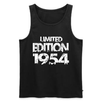 Édition limitée 1954 - Débardeur bio Premium Homme - noir - Devant - Michal (187cm)