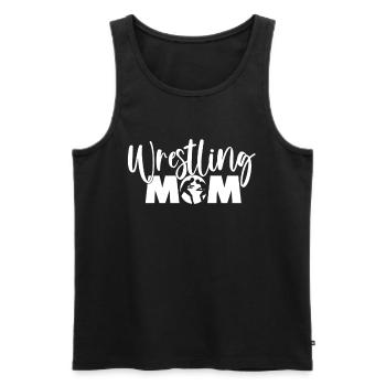 Ringen Mama Ringkampf Ringer Wrestler Ringsport - Männer Premium Bio Tank Top - Schwarz - Vorne - AI Model Male 178 light (178cm)