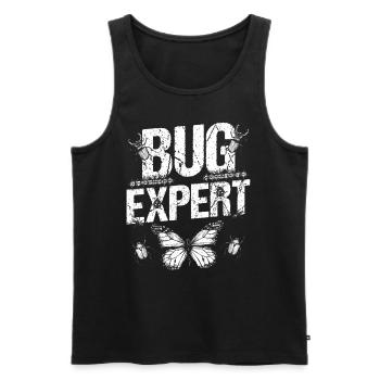 Insect Expert Entomologist Entomology Profession - Men's Premium Organic Tank Top - black - Front - Michal (187cm)