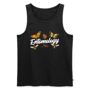 Entomologie Team Entomologe Insekten Beruf - Männer Premium Bio Tank Top - Schwarz - Vorne - Michal (187cm)
