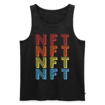 Crypto Lover Non Fungible Token Cryptocurrency NFT - Männer Premium Bio Tank Top - Schwarz - Vorne - AI Model Male 178 light (178cm)