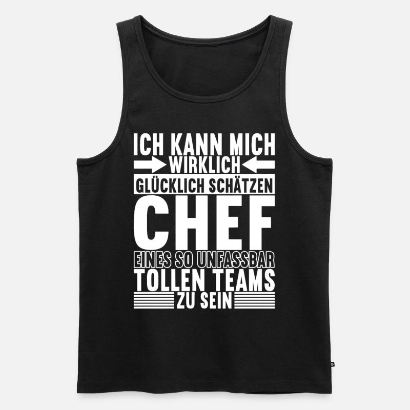 Abteilungsleiter Chef - Männer Premium Bio Tank Top - Schwarz