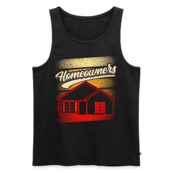 Hauseigentümer Hausbesitzer Haus Hausherr - Männer Premium Bio Tank Top - Schwarz - Vorne - Michal (187cm)