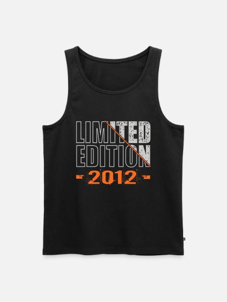 Limited Edition 2012 - Männer Premium Bio Tank Top - Schwarz
