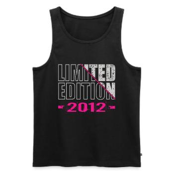 Limited Edition 2012 - Männer Premium Bio Tank Top - Schwarz - Vorne - Michal (187cm)