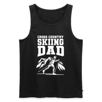 Skieurs de fond biathlon de fond - Débardeur bio Premium Homme - noir - Devant - Michal (187cm)