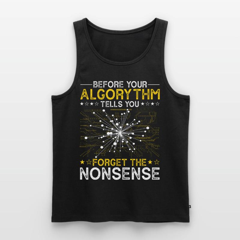 Artificial Intelligence Algorithm Programmer Männer Premium Bio Tank Top