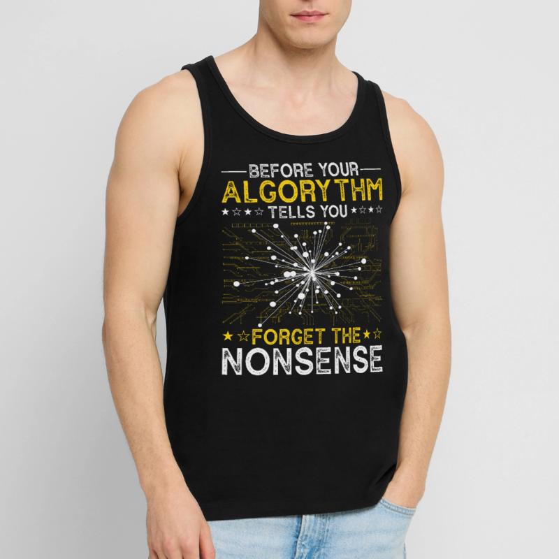 Artificial Intelligence Algorithm Programmer Männer Premium Bio Tank Top