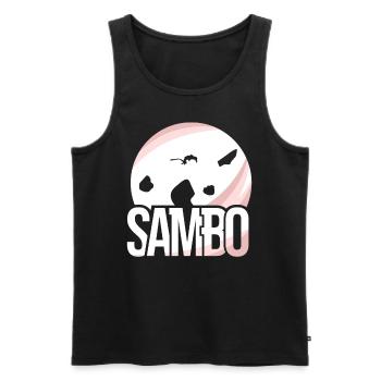 Sambo Trainer Martial Arts Martial Arts Training - Men's Premium Organic Tank Top - black - Front - Michal (187cm)