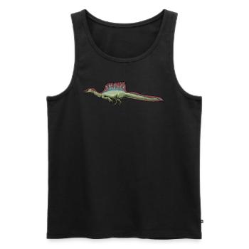 Spinosaurus I Dornechse Kreidezeit Fossil - Männer Premium Bio Tank Top - Schwarz - Vorne - AI Model Male 178 light (178cm)