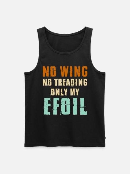 Efoil Electric Surfboard Hydrofoil Wingfoil - Men's Premium Organic Tank Top - black