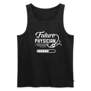 Zukünftiger Arzt Beruf Doktor Mediziner Medizin - Männer Premium Bio Tank Top - Schwarz - Vorne - AI Model Male 178 light (178cm)