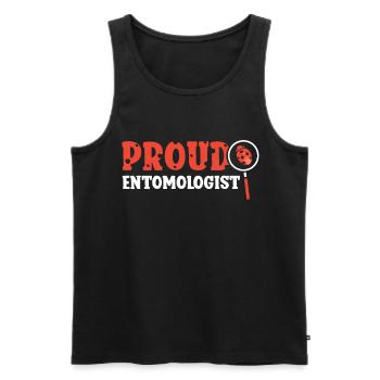 Stolzer Entomologe Insekten Entomologie Beruf - Männer Premium Bio Tank Top - Schwarz - Vorne - AI Model Male 178 light (178cm)