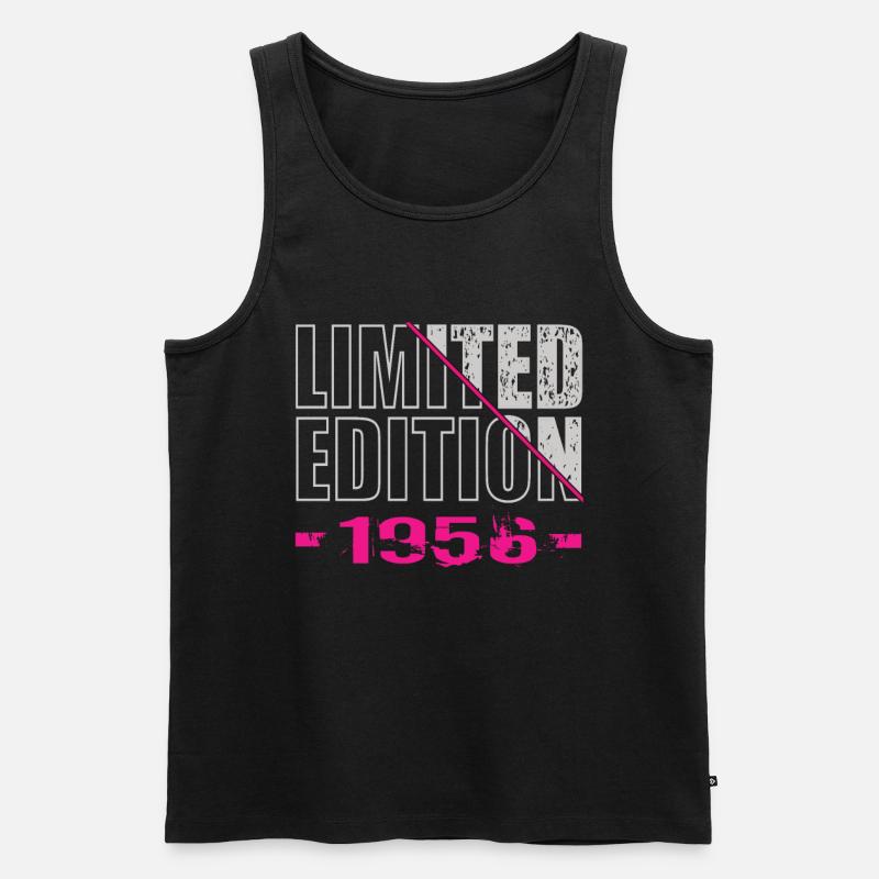 Limited Edition 1956 - Männer Premium Bio Tank Top - Schwarz