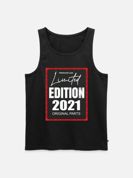 Limited Edition 2021 - Men's Premium Organic Tank Top - black