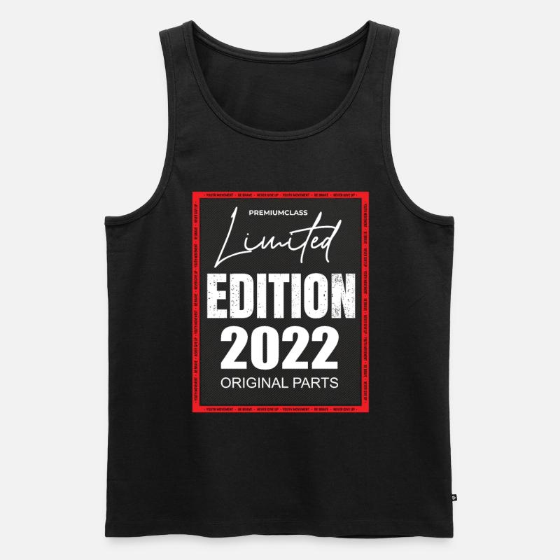 Édition limitée 2022 - Débardeur bio Premium Homme - noir